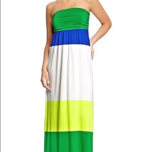 NWT Old Navy Strapless Maxi Dress